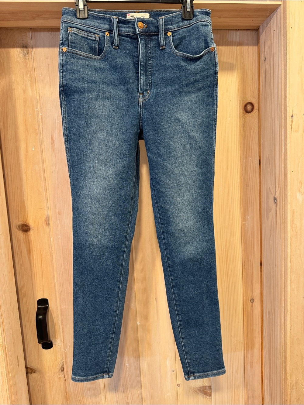 Madewell Women's Skinny Jeans in Medium Blue Wash